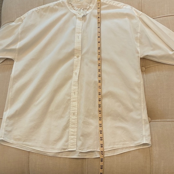 Ann Mashburn white button down shirt - Picture 8 of 10
